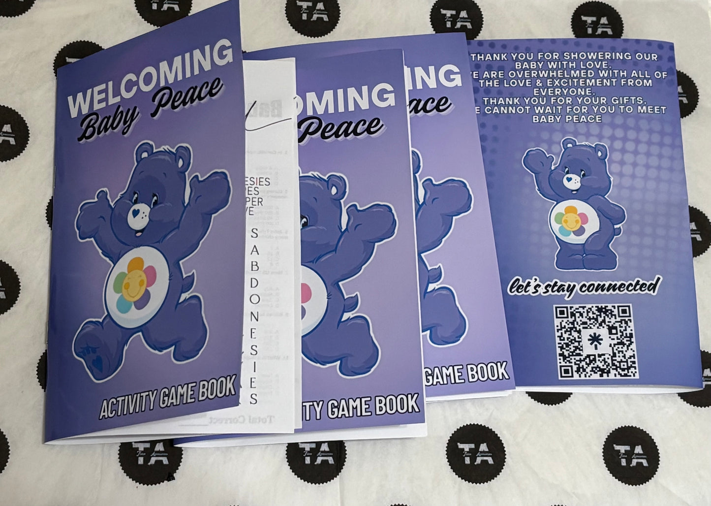 Baby Shower Game Book