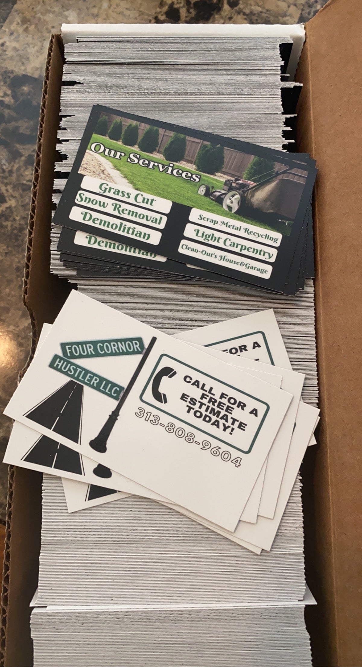 Printed Business Cards