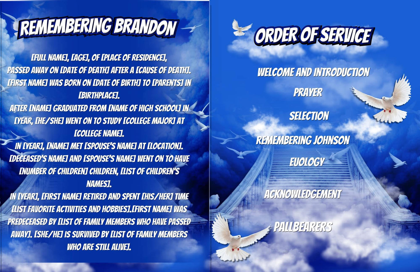 Memorial Obituaries