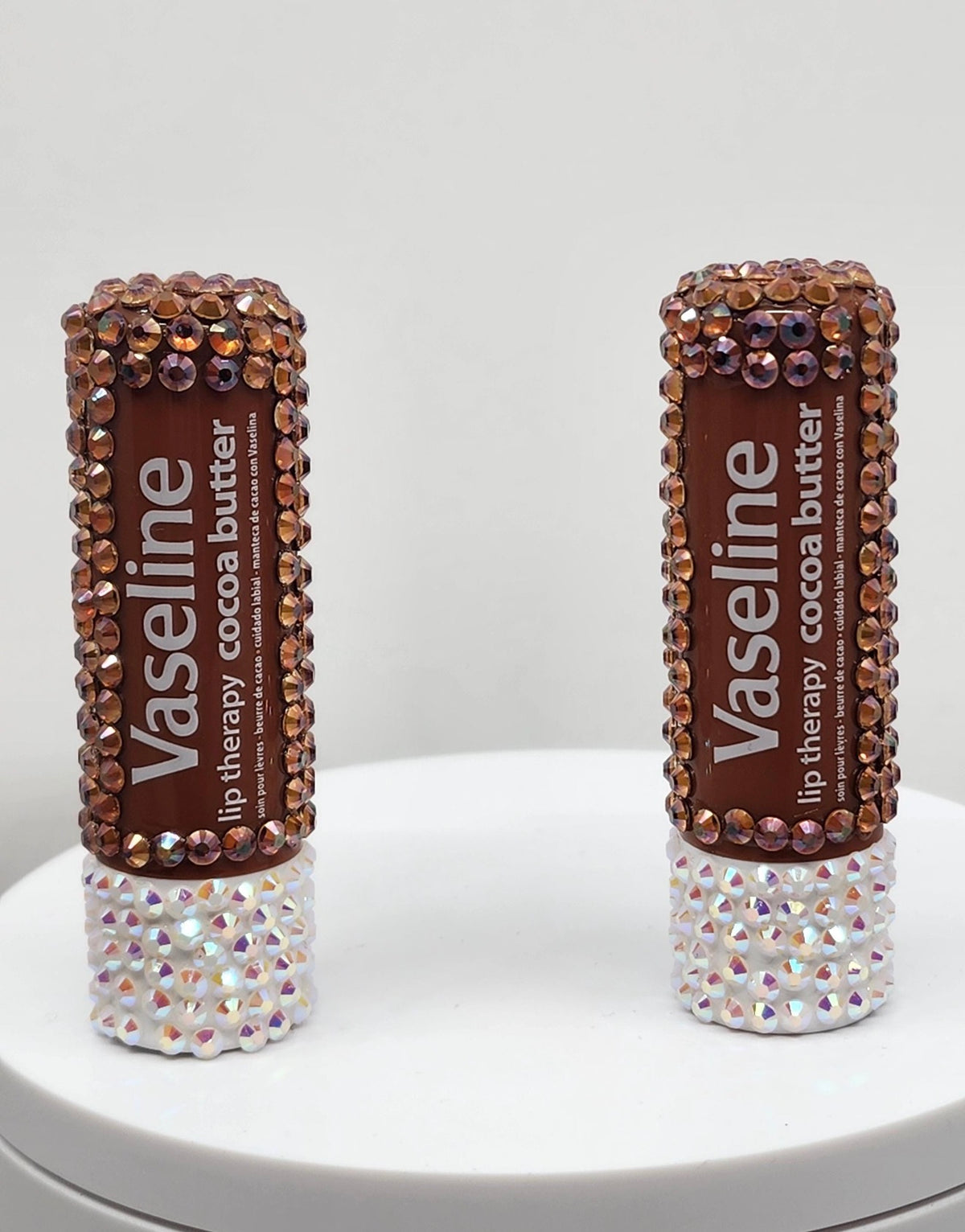 Bling  Vaseline Lip Therapy Stick  bedazzled with rhinestones