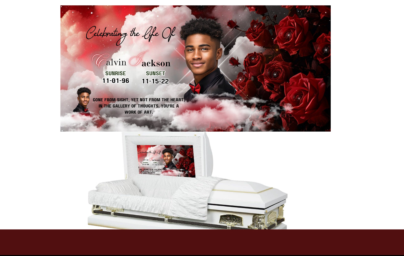 Memorial Casket Panel