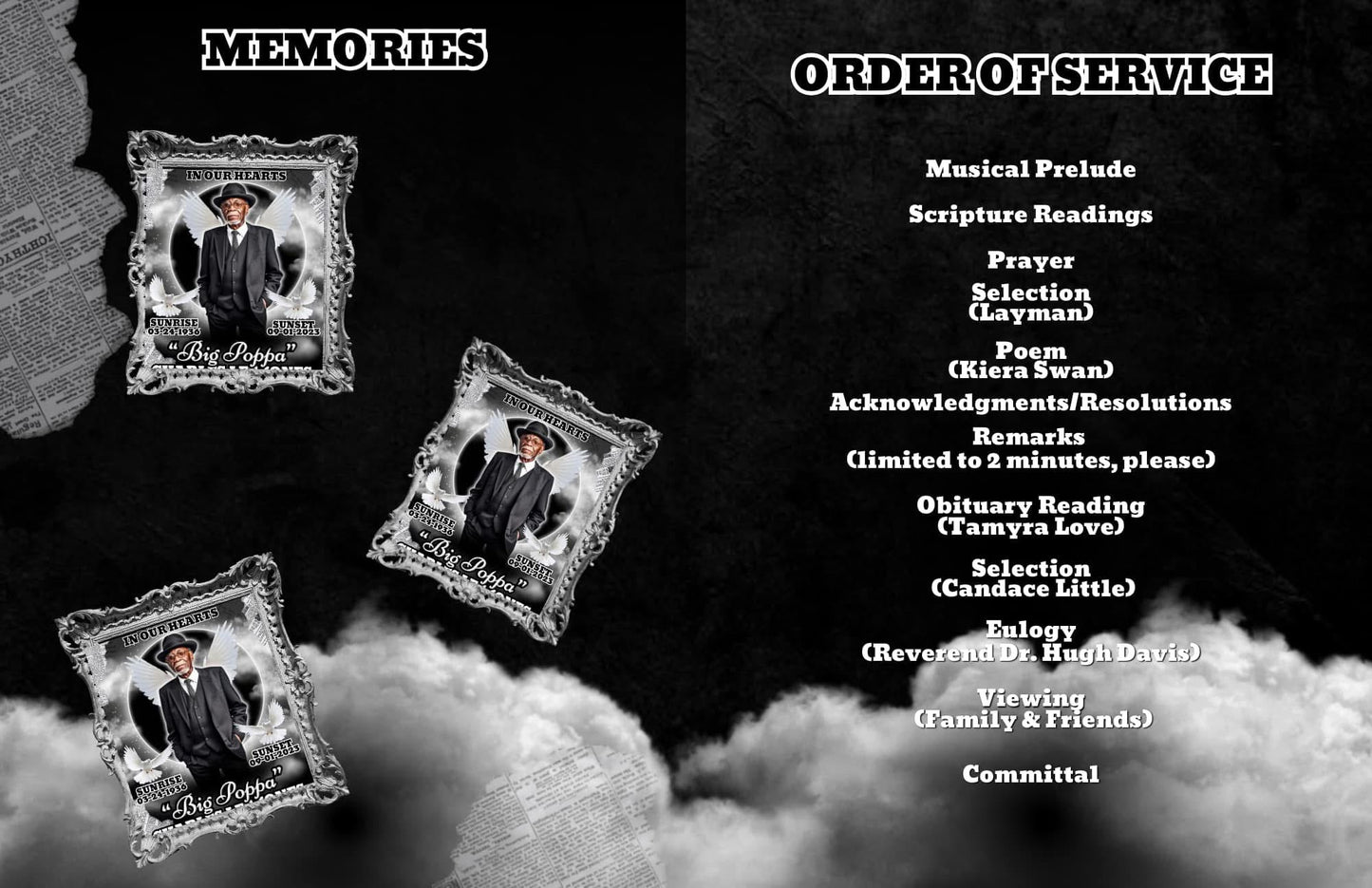 Memorial Obituaries