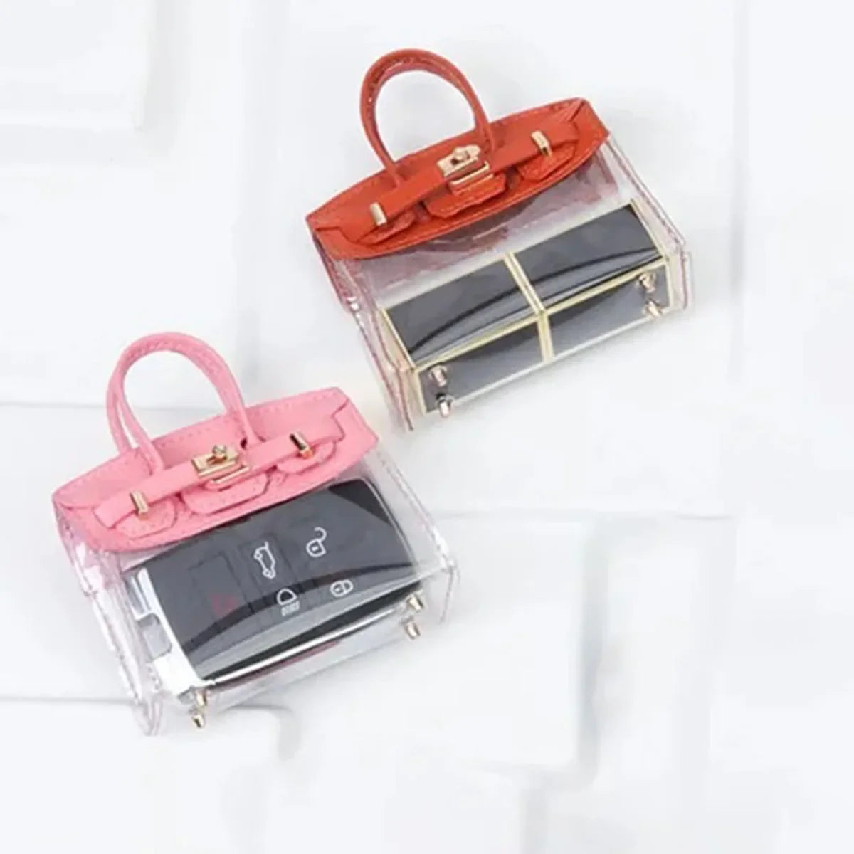 Car Keys Transparent Small Handbag