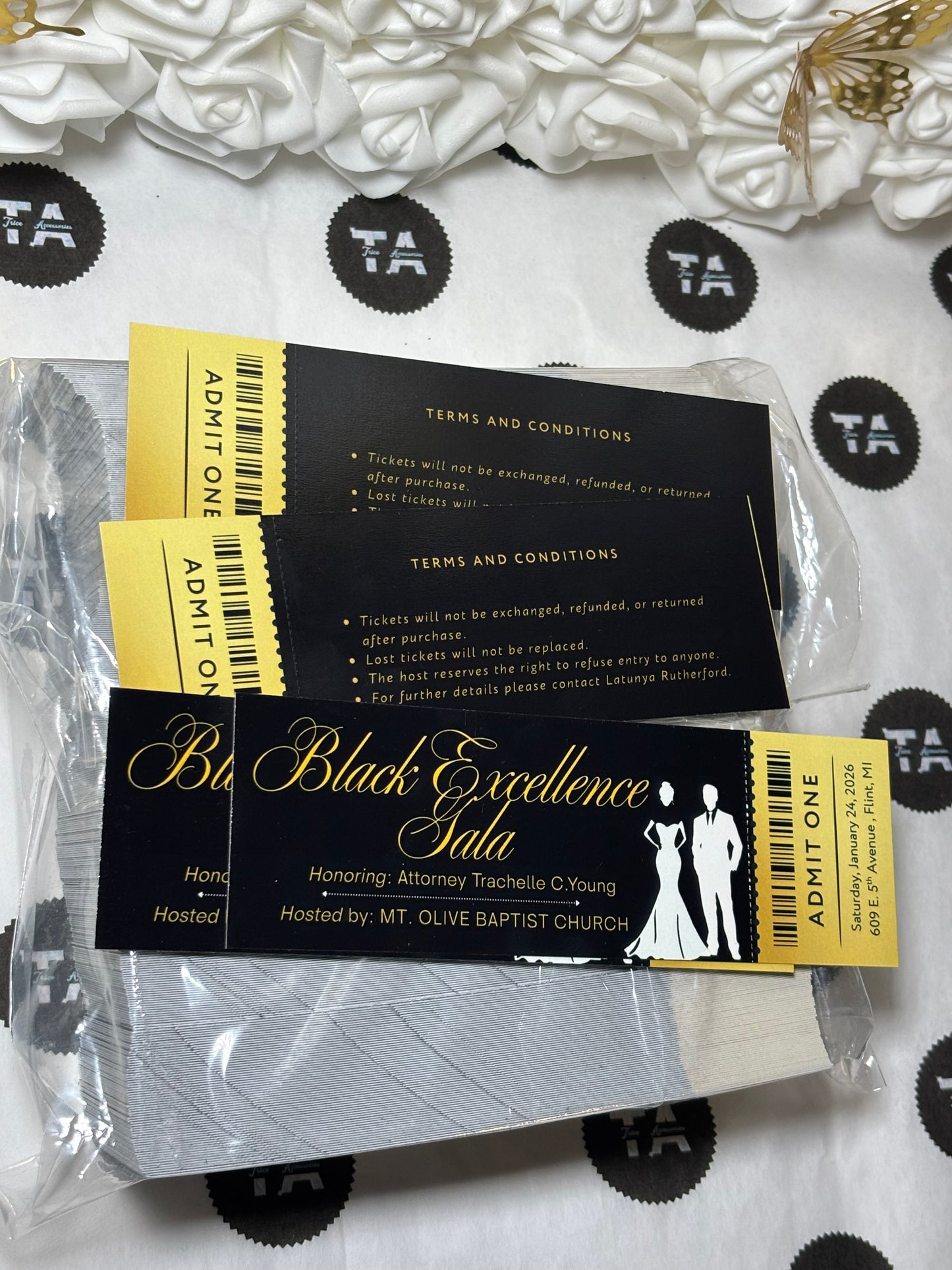 Custom Event Tickets