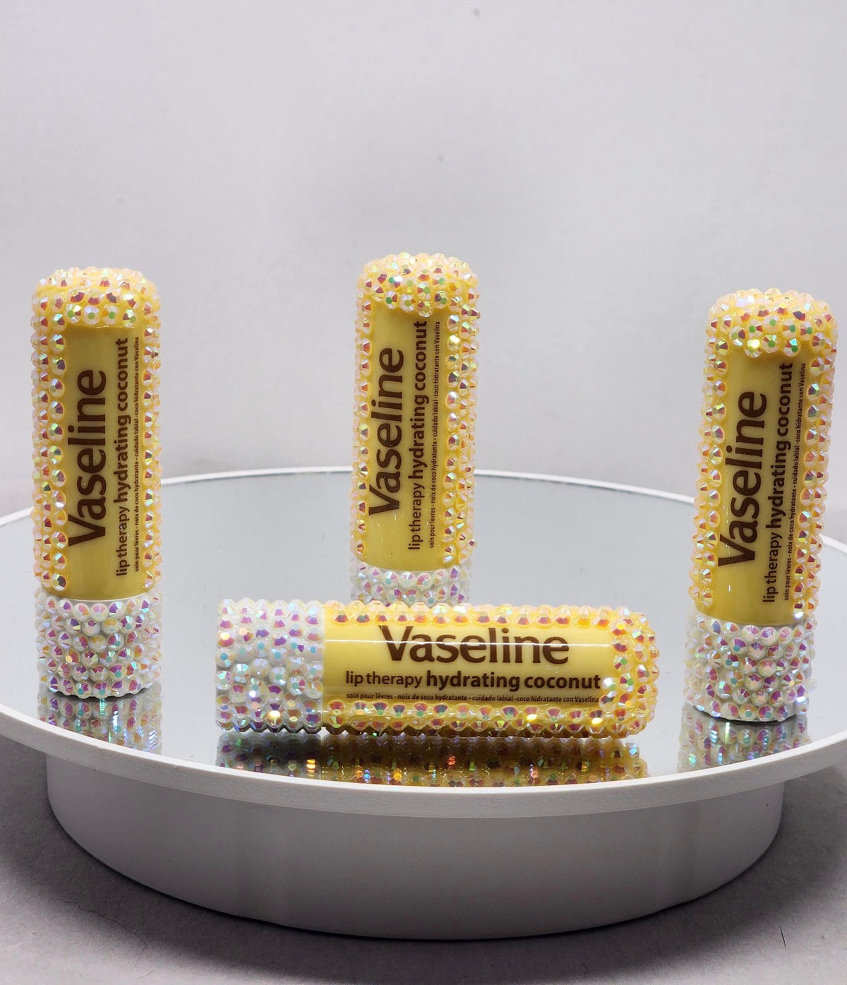 Bling  Vaseline Lip Therapy Stick  bedazzled with rhinestones