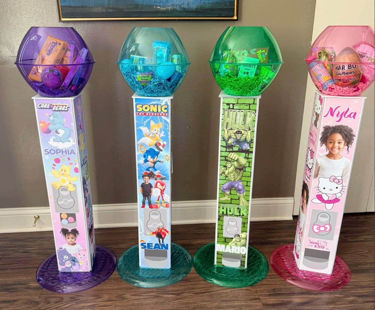 Tall Gum Ball Machine