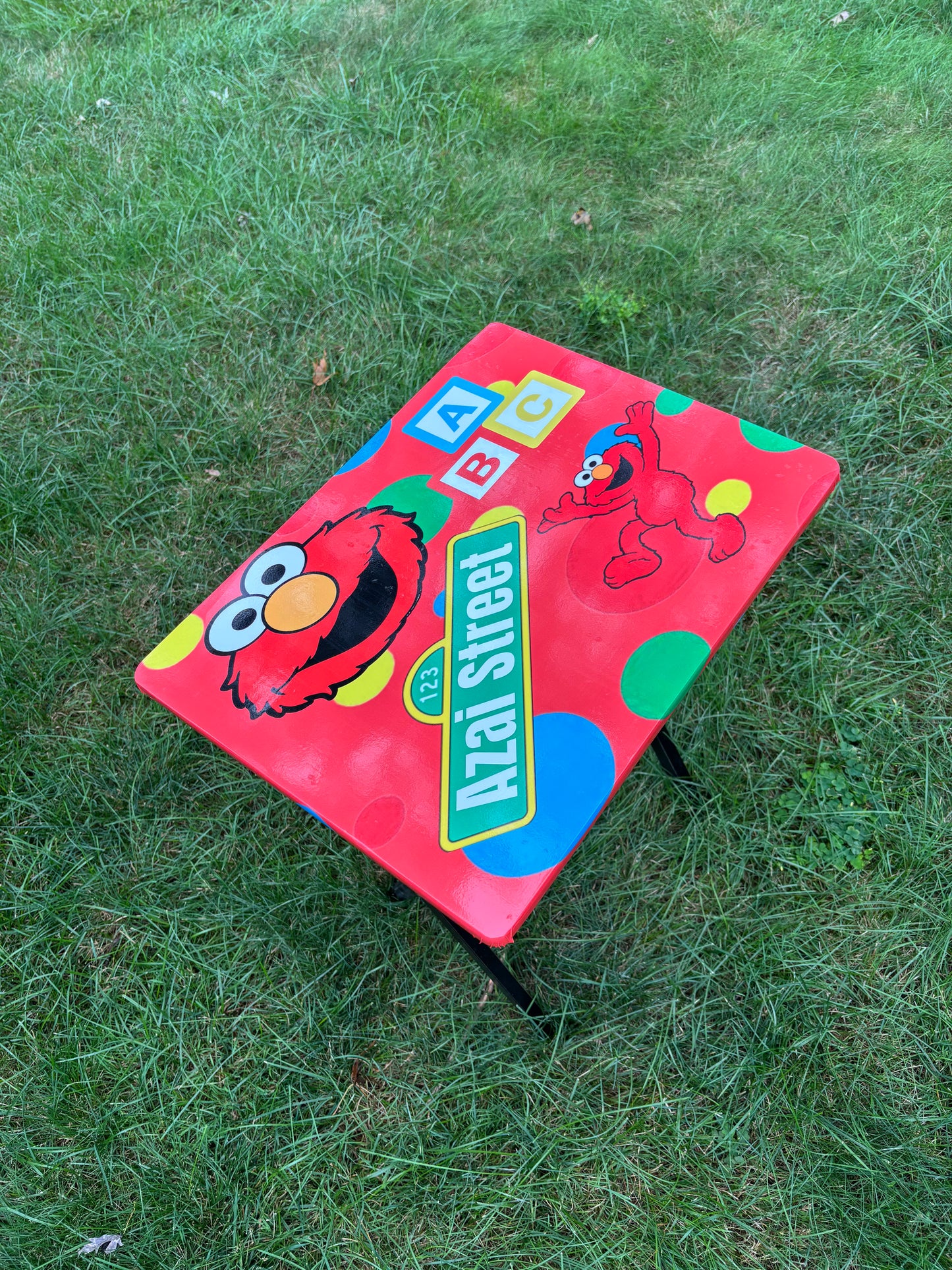 Custom TV Tray and Chair Set