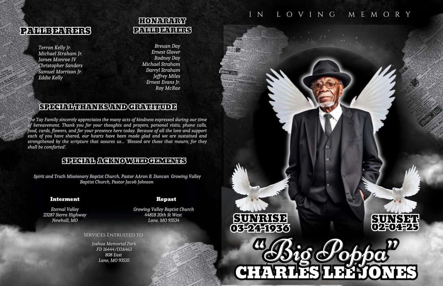 Memorial Obituaries