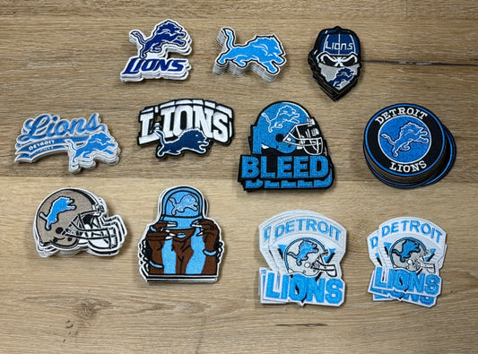 Detroit Lions Patches