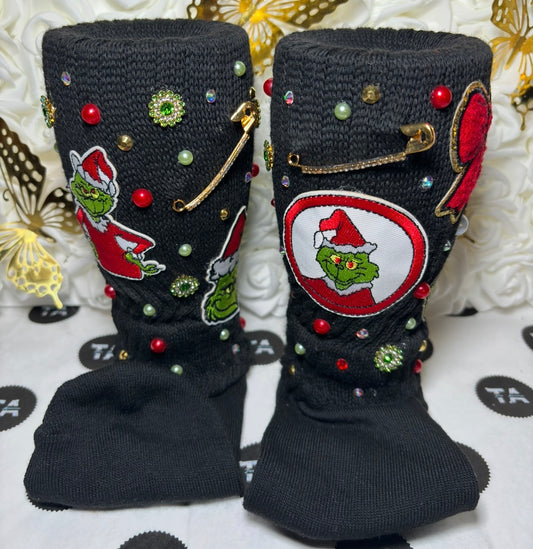 Grinch Junk Socks