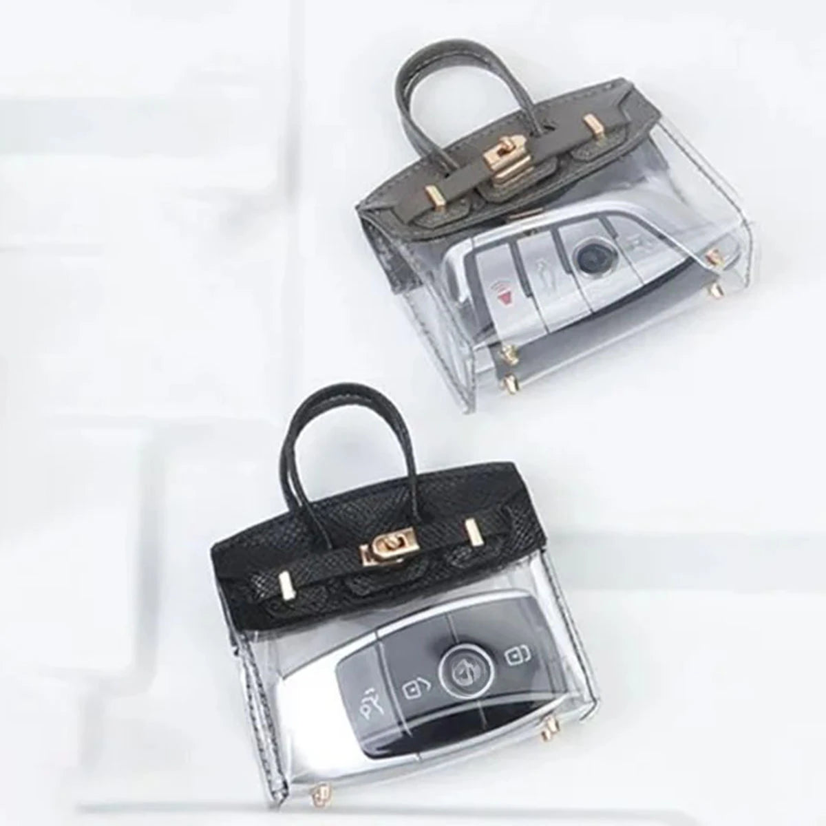 Car Keys Transparent Small Handbag